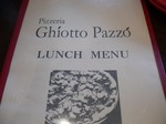 富山ランチ ギオットパッツォ ランチメニュー表
