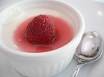 富山ランチ Bottega Naga Aランチデザート パンナコッタ