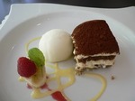 富山ランチ Bottega Naga Bランチデザート ティラミス